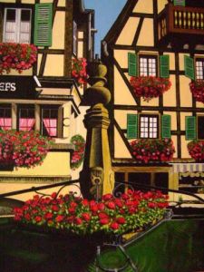 Voir le détail de cette oeuvre: Maisons d'Alsace